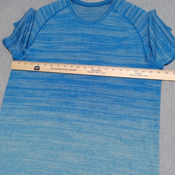 Lululemon Metal Vent Tech 2.0 Shirt Mens XL Static Storm Stripe Athletic Tee - Picture 12 of 15